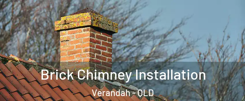 Brick Chimney Installation Verandah - QLD