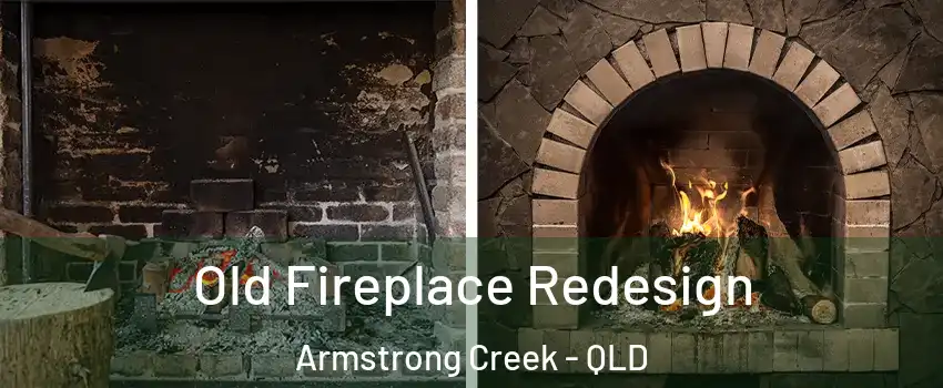 Old Fireplace Redesign Armstrong Creek - QLD