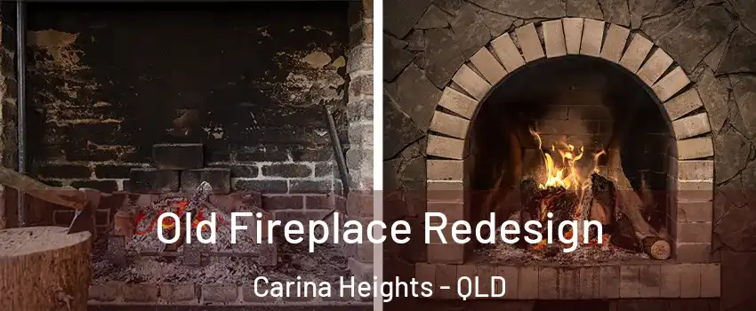 Old Fireplace Redesign Carina Heights - QLD