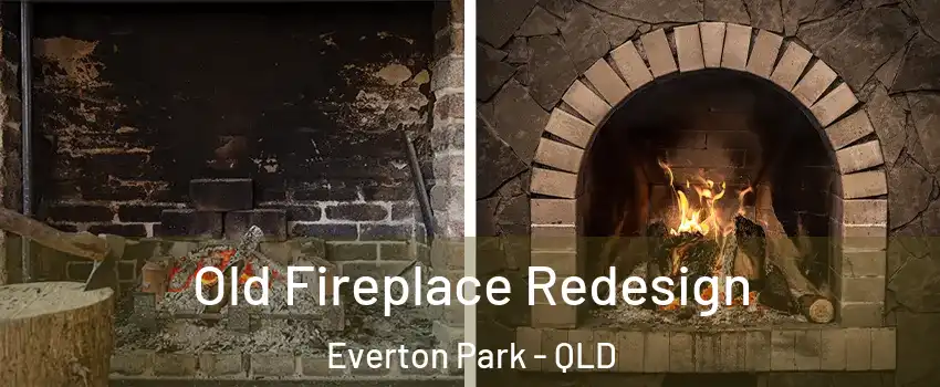 Old Fireplace Redesign Everton Park - QLD