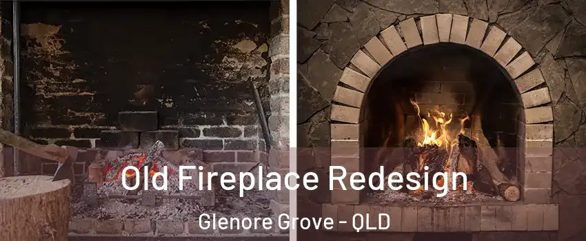 Old Fireplace Redesign Glenore Grove - QLD