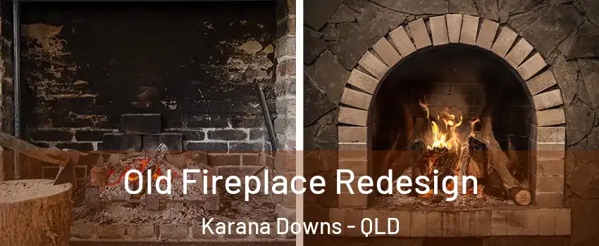 Old Fireplace Redesign Karana Downs - QLD